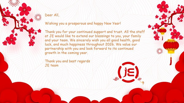 Ucapan Hangat untuk Tahun Baharu - Dari JE