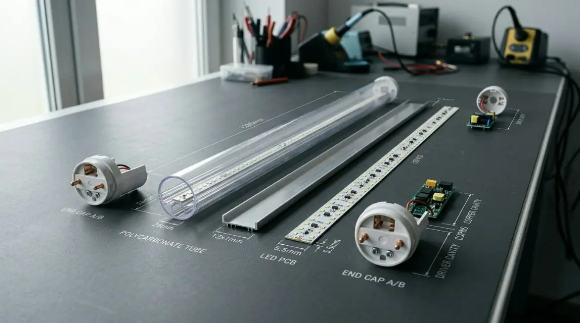 Panduan Terbaik 2026 untuk Perumahan Tiub Plastik T8 LED: Menavigasi Piawaian UL/ETL AS & Inovasi Eco-Polycarbonate