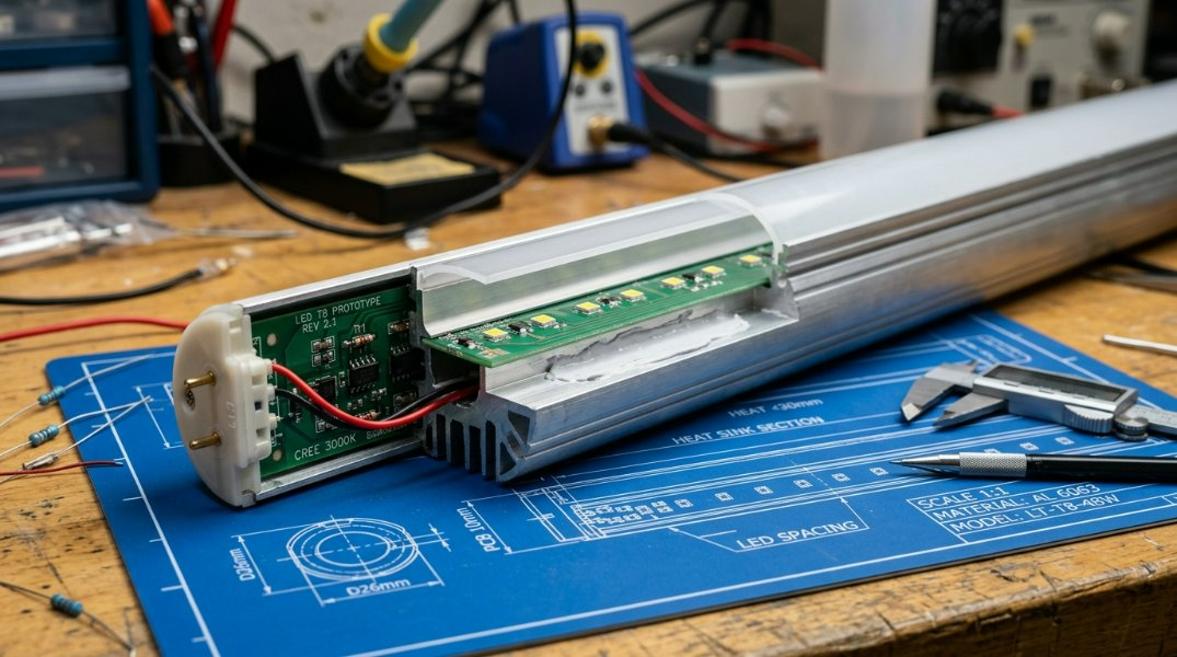 Panduan Terbaik 2026 untuk Perumahan Tiub T8 LED dengan PCB 10mm: Data Terma, CAD 3D & Pematuhan UL