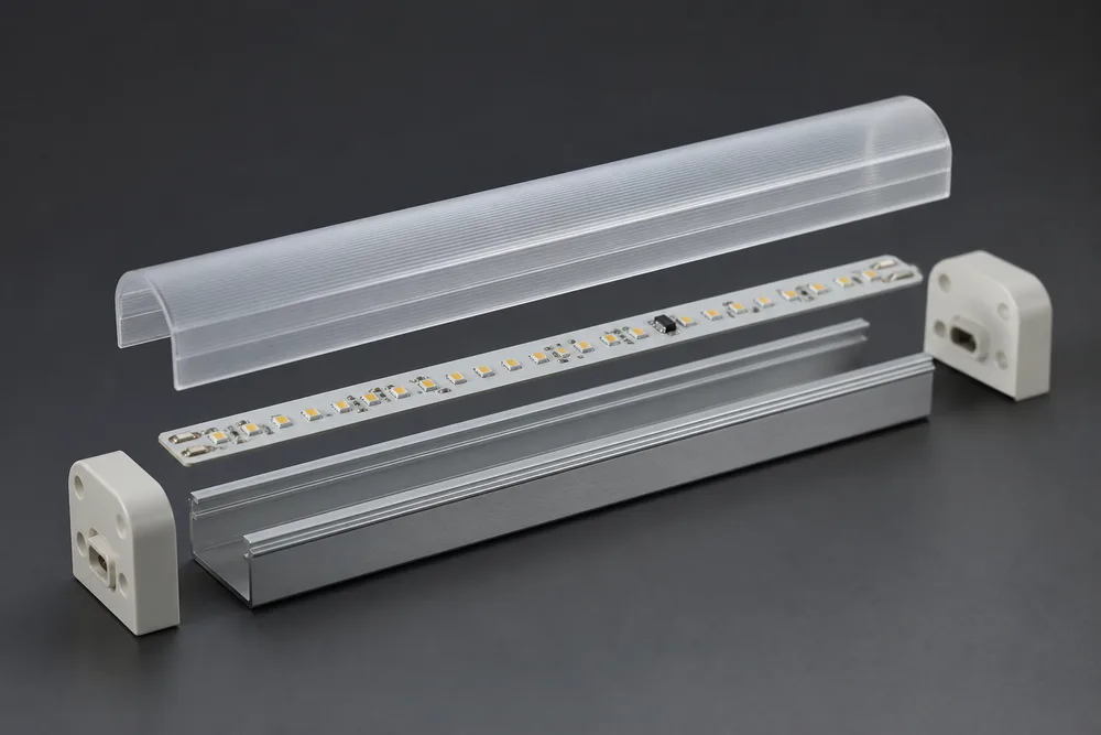 Perumahan Tiub T10 LED dengan Penutup PC dan Pangkalan Aluminium 6063 untuk Pemasangan Lampu OEM pada 2026